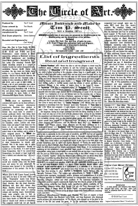 The Circle of Art -- poster inside